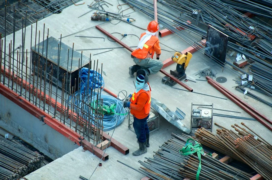 Estrutura de uma obra de construção civil